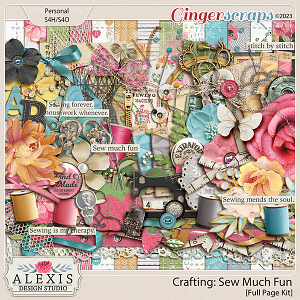 Crafting: Sew Much Fun - Full Page Kit