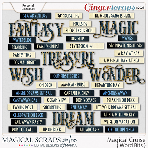 Magical Cruise (word bits) Magical Cruise (word bits)