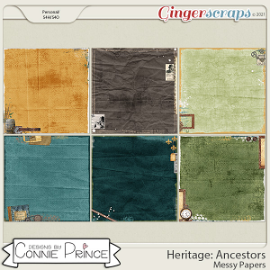 Heritage: Ancestors - Messy Papers by Connie Prince