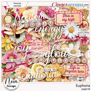 Euphoria - Page Kit - by Neia Scraps