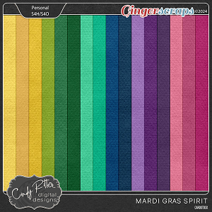 Mardi Gras Spirit [Cardstock] by Cindy Ritter
