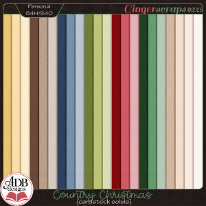 Country Christmas Solid Papers by ADB Designs Country Christmas Solid Papers by ADB Designs