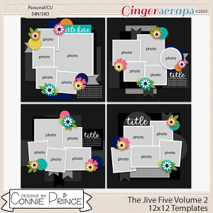 The Jive Five Volume 2 - 12x12 Temps (CU Ok) by Connie Prince