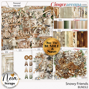 Snowy Friends - Bundle - by Neia Scraps