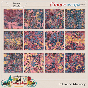 In Loving Memory Messy Papers by The Scrappy Kat