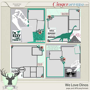 We Love Dinos by Dear Friends Designs