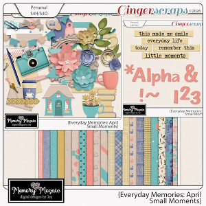 Everyday Memories: April-Small Moments by Memory Mosaic