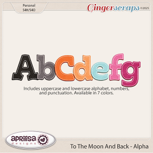 To The Moon And Back - Alpha by Aprilisa Designs