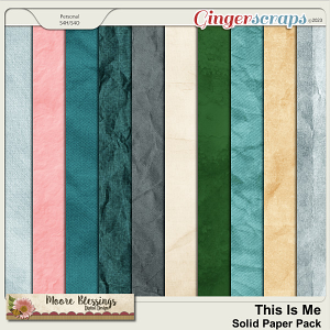 This Is Me Textured Solid Papers by Moore Blessings Digital Design