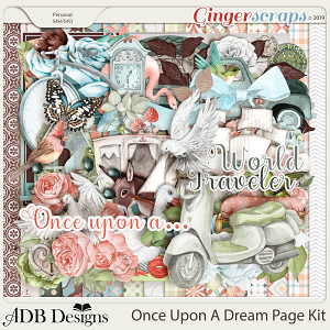 Once Upon A Dream Page Kit by ADB Designs