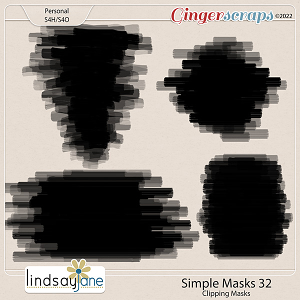 Simple Masks 32 by Lindsay Jane