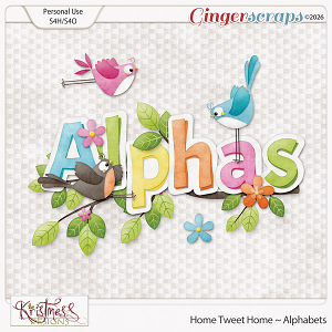 Home Tweet Home Alphabets