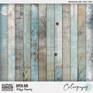 Open Air Artsy Papers by Aimee Harrison