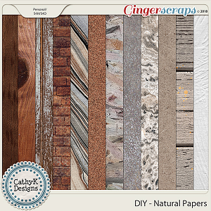 DIY - Natural Papers by CathyK Designs