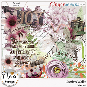 Garden Walks - Transfers - by Neia Scraps