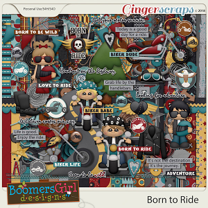 Born to Ride by BoomersGirl Designs