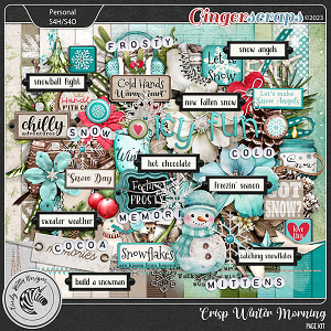 Crisp Winter Morning [Page Kit] by Cindy Ritter