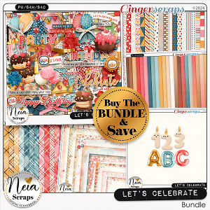 Let's Celebrate - Bundle - by Neia Scraps
