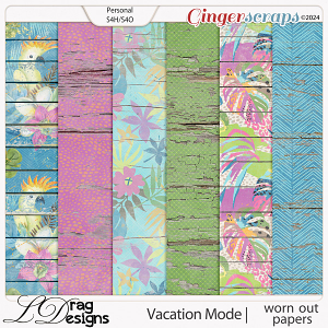 Vacation Mode: Worn Out Papers by LDragDesigns