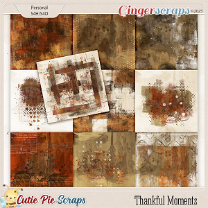 Thankful Moments Painted Papers