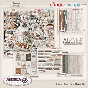 Two Hearts - Bundle by Aprilisa Designs