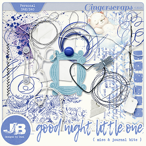 Good Night Little One Misc & Journal Bits by JB Studio