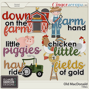 Old MacDonald Titles by Aimee Harrison