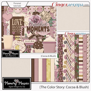 The Color Story: Cocoa & Blush by Memory Mosaic