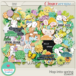 Hop into spring - elements