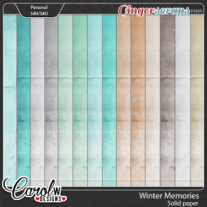 Winter Memories-Solid paper
