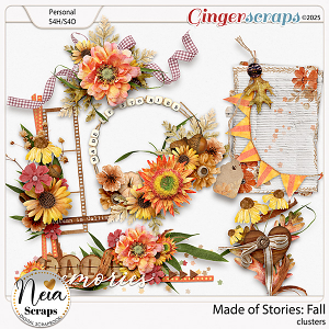 Made of Stories: Fall - Clusters - by Neia Scraps