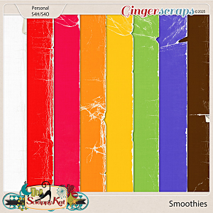 Smoothies Torn Papers by The Scrappy Kat