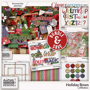 Holiday Bows Collection by Aimee Harrison