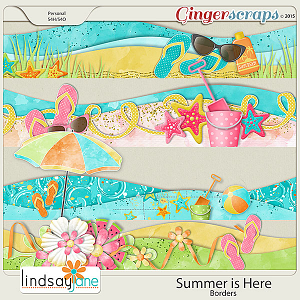 Summer is Here Borders by Lindsay Jane
