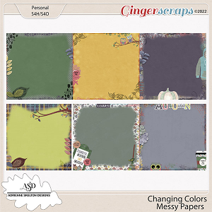 Changing Colors Messy Papers- By Adrienne Skelton Designs