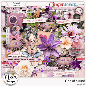 One of a Kind - Page Kit - by Neia Scraps