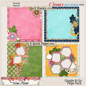 Giggle and Go Page Pack from Designs by Lisa Minor