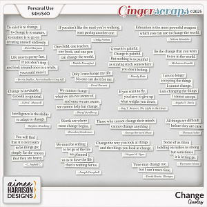 Change Quotes by Aimee Harrison