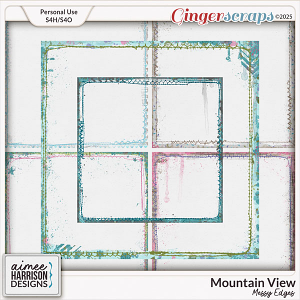 Mountain View Messy Edges by Aimee Harrison