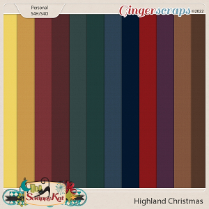 Highland Christmas Cardstock by The Scrappy Kat