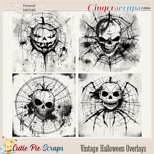 Vintage Halloween Overlays 06