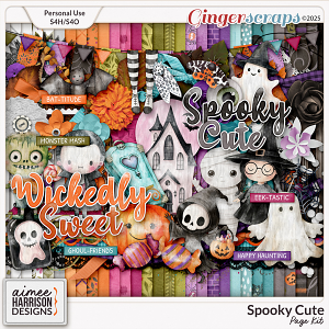 Spooky Cute Page Kit by Aimee Harrison Spooky Cute Page Kit by Aimee Harrison