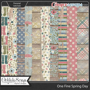 One Fine Spring Day Worn Wood Papers