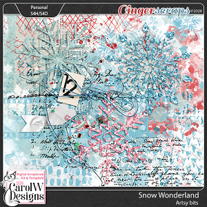 Snow Wonderland-Artsy bits