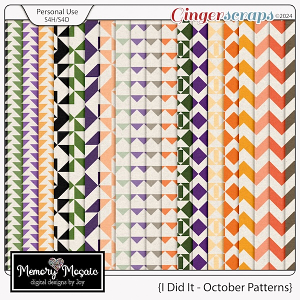 I Did It-October Patterns by Memory Mosaic