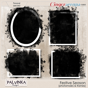 Festive Season Photomasks and Frames by Palvinka Designs