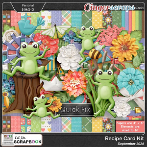 2024-09 Recipe Card Kit by Let Me Scrapbook 2024-09 Recipe Card Kit by Let Me Scrapbook