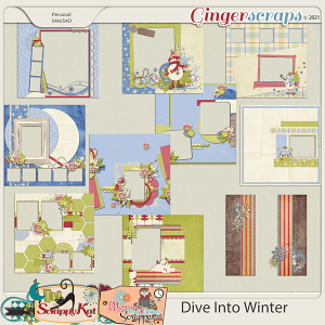 Dive Into Winter Quick Pages by The Scrappy Kat