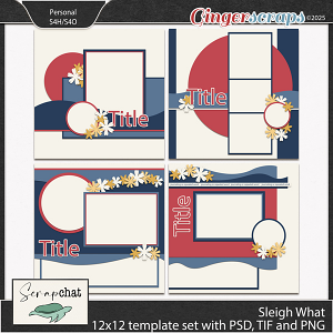 Sleigh What Template Set by ScrapChat Designs
