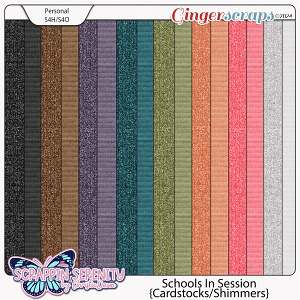 Schools In Session - Cardstock/Shimmer Papers